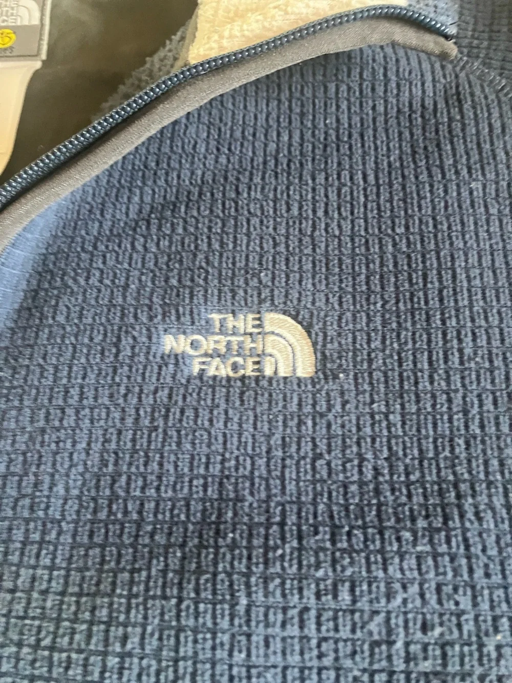 The North Face Men’s Navy Blue Quarter-Zip Fleece Pullover